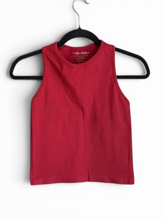 Lily & Lottie Tops - Chelsea DeBoer By Lily & Lottie Tank Size XL/2XL Red Racerback Stretch